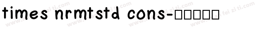 times nrmtstd cons字体转换